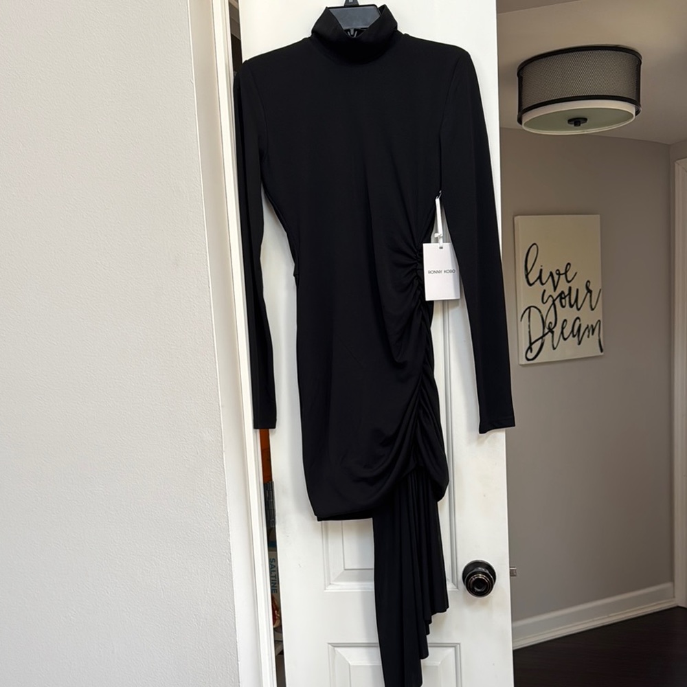 Ronny Kobo Elegant Black Dress - Picture 2 of 8